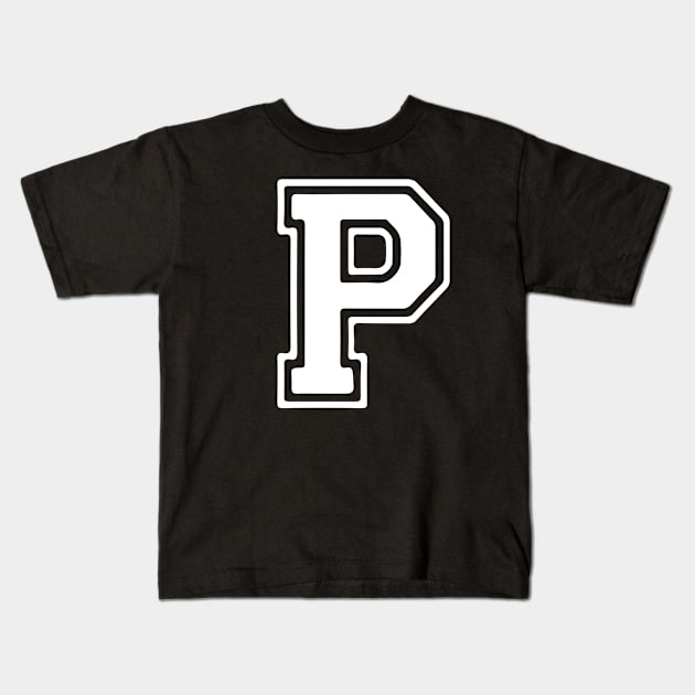 Letter P Kids T-Shirt by Xtian Dela ✅